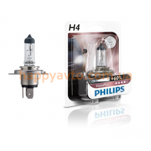 Автолампа PHILIPS H4 VisionPlus (+60%) (12342VPB1)
